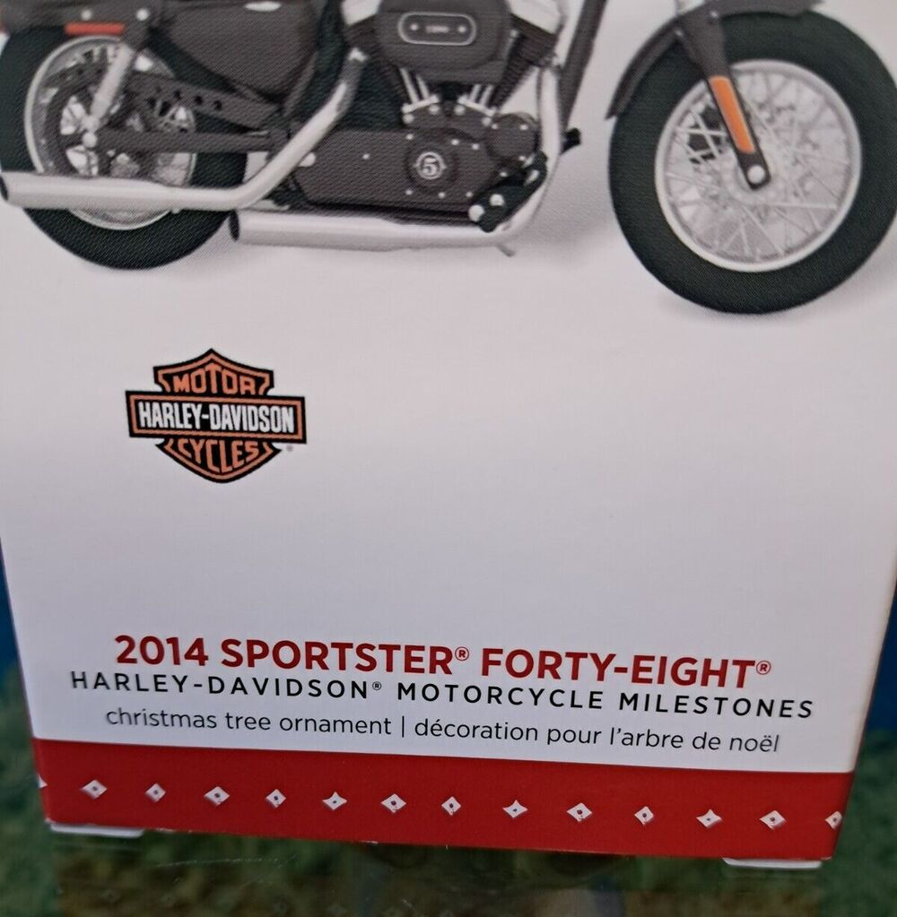 New Hallmark 2015 Keepsake Ornament “2014 Sportster Forty-Eight” Harley-Davidson - Picture 5 of 6